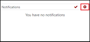notifications window
