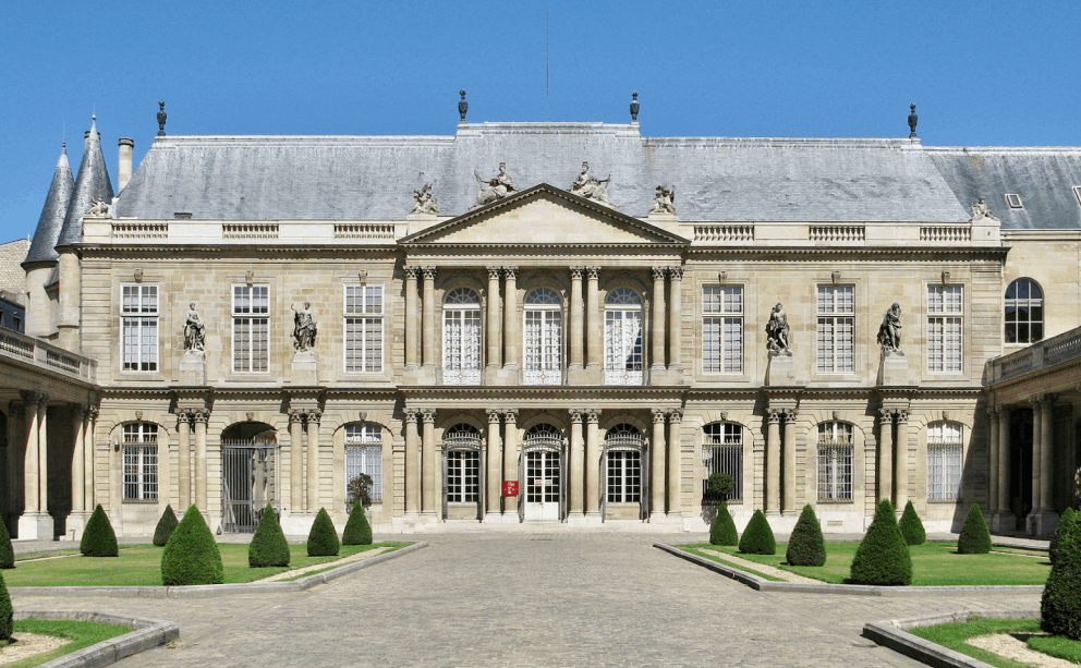 building of the original home of the French National Archives